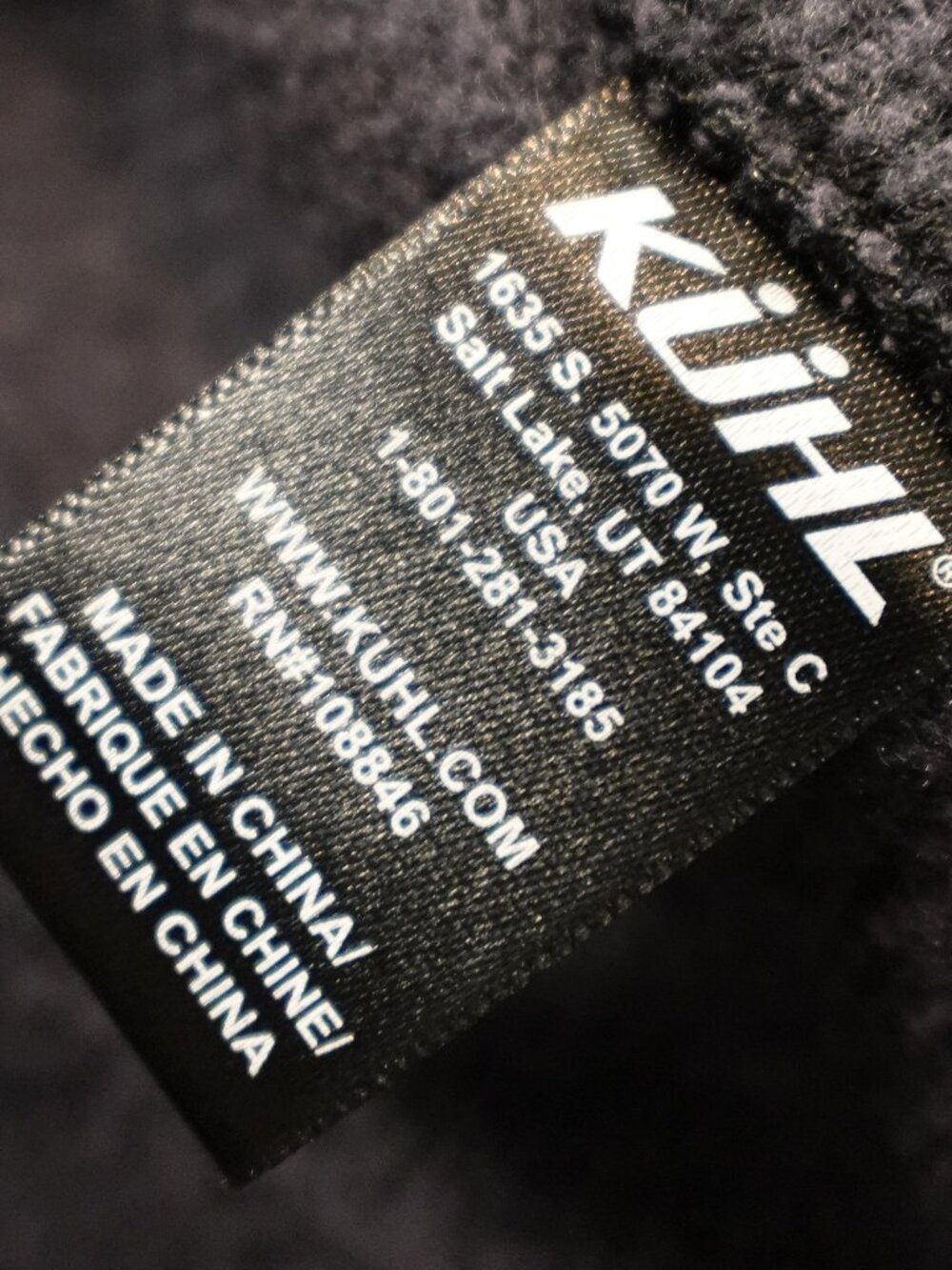 KÜHL Winterthur Full Zip Jacket Women’s Medium Black Wool Blend Outdoor - Picture 10 of 13